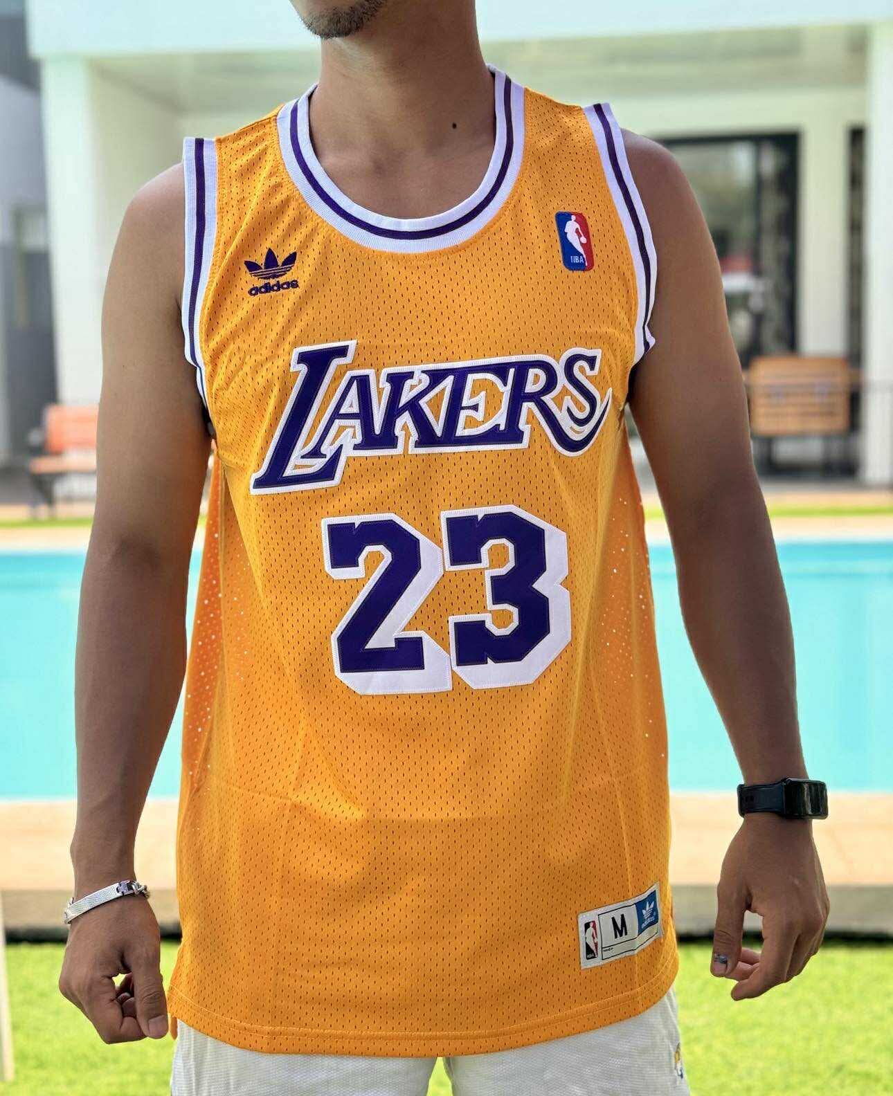 Maillot Basket Lakers James Orange - Image 1