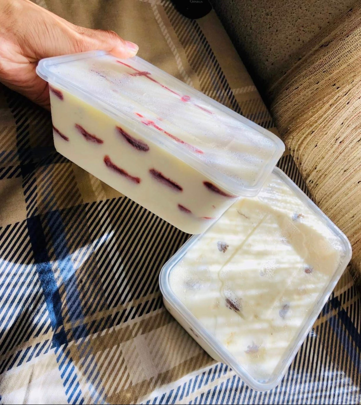 Glace en barquette de 1 litre