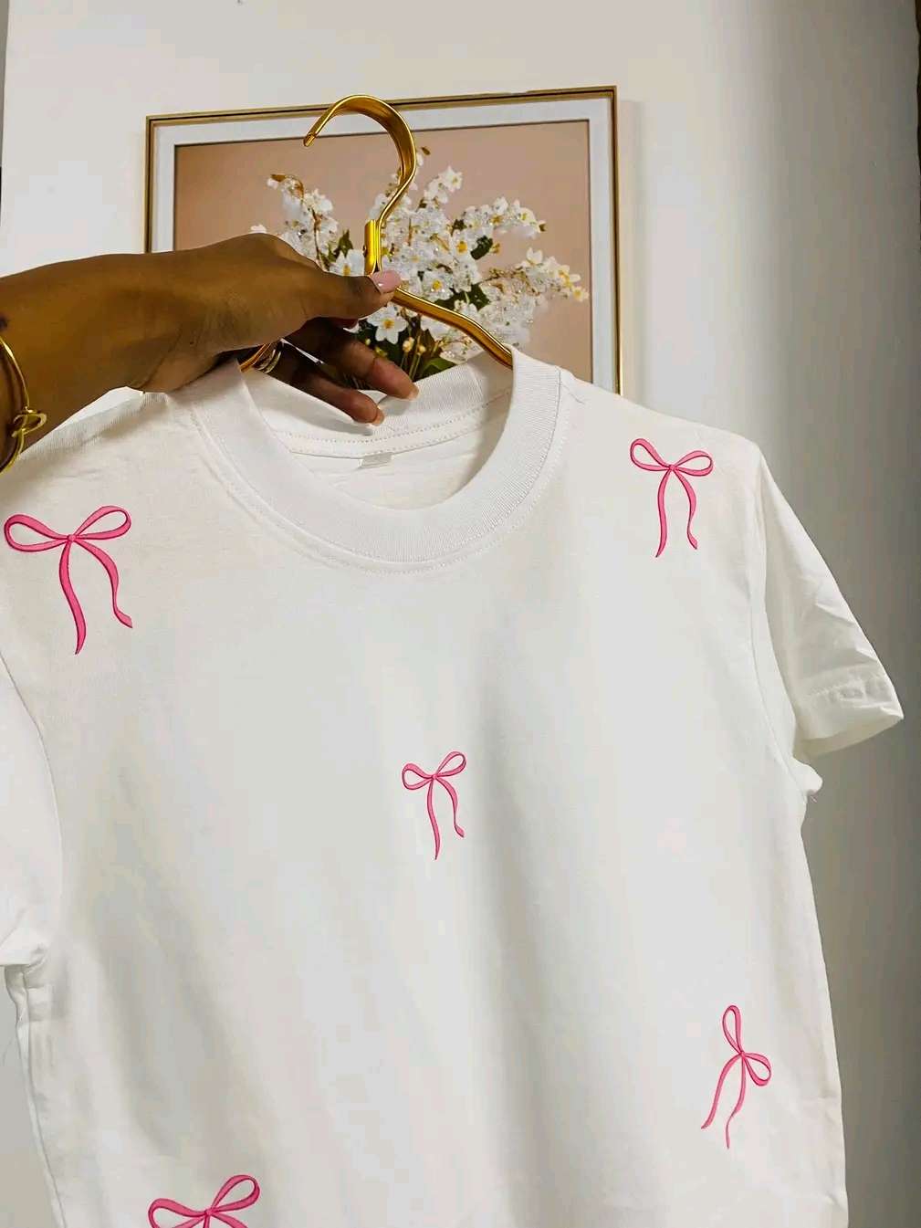 TShirt imprimé noeud